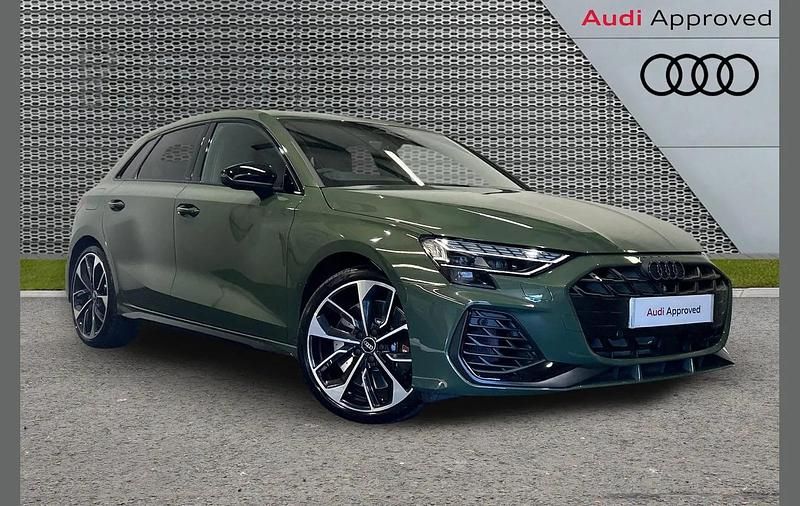 Used Audi S3 Sportback Black Edition 328 HP (241 kW) 2025 Green Hatchback