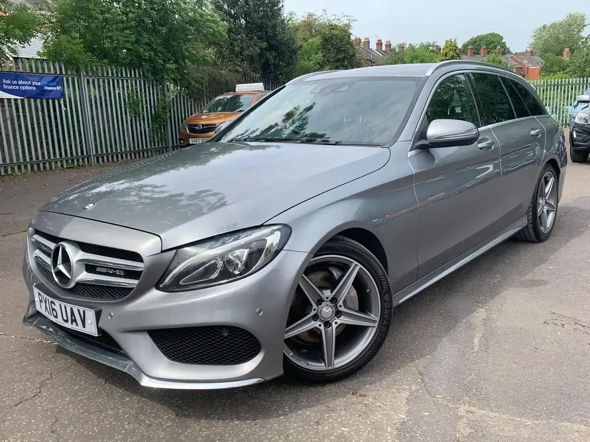 Used Mercedes C220 AMG line 2016 Silver Estate