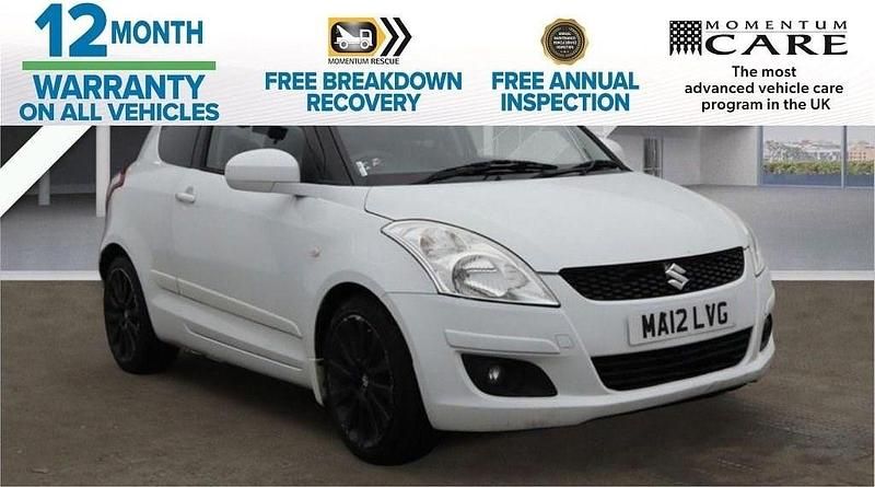 White Used 2012 Suzuki Swift SZ4 Hatchback | £4,995 (Fair price) - Image 1/3