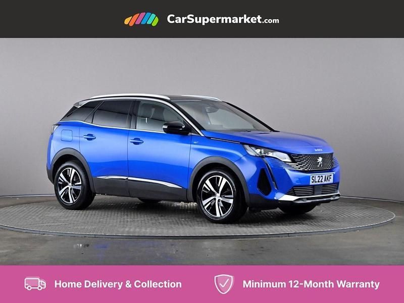 Blue Used 2022 Peugeot 3008 GT Hatchback | £18,097 (Good price) - Image 1/4