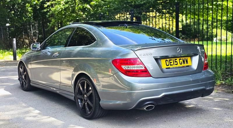Used Mercedes C250 Sport Edition 2015 Silver Coupe