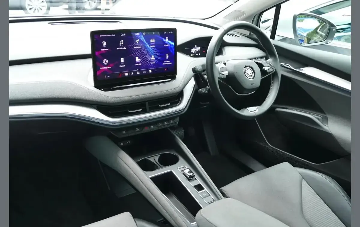 Used Skoda Enyaq iV ecoSuite 131 kW (179 HP) 2023 White SUV