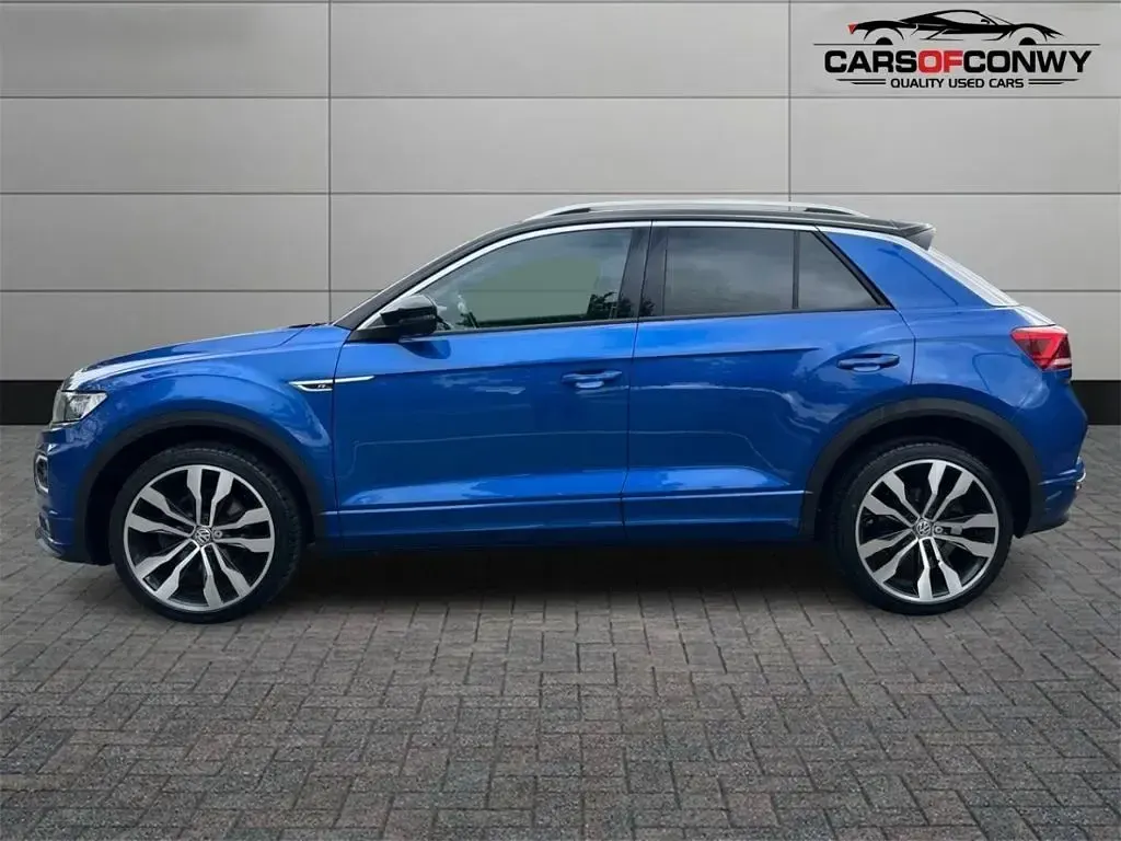 Used VW T-Roc R-line 150 HP (110 kW) 2020 Blue SUV