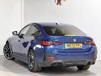Used BMW i4 M Sport 250 kW (340 HP) 2022 Blue Sedan