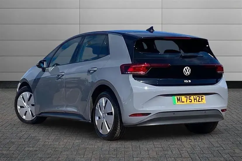 Used VW ID.3 Pro 150 kW (204 HP) 2025 Moonstone grey with solid black roof Hatchback