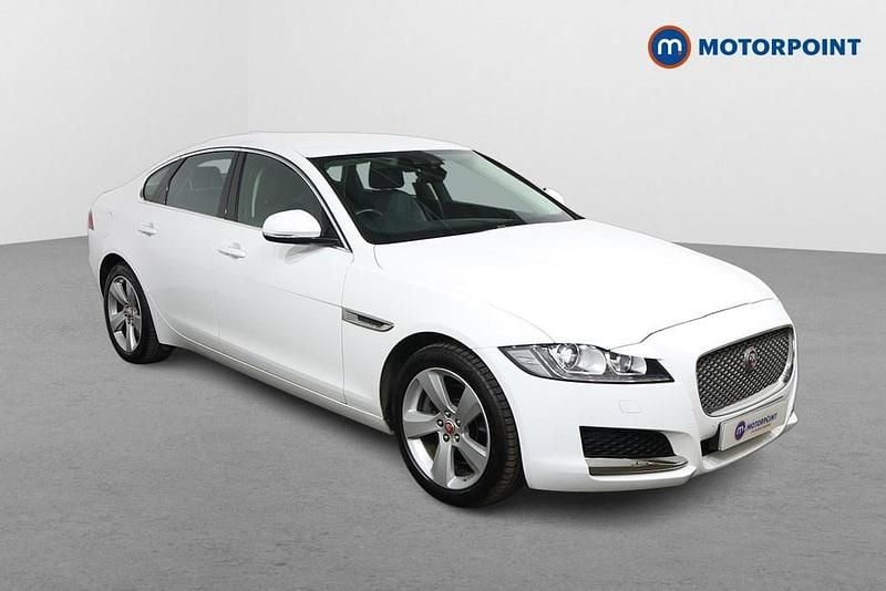 White Used 2018 Jaguar XF Portfolio Sedan | £12,749 (Super price) - Image 1/4