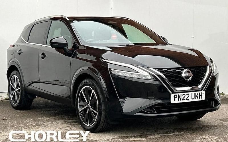 Black Used 2022 Nissan Qashqai Tekna SUV | £19,911 (Expensive) - Image 1/4
