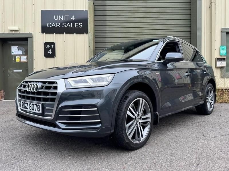Grey Used 2017 Audi Q5 S-Line SUV | £19,950 (Fair price) - Image 1/4