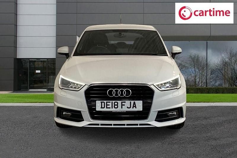 Used Audi A1 Sportback S-Line 125 HP (91 kW) 2018 White Hatchback