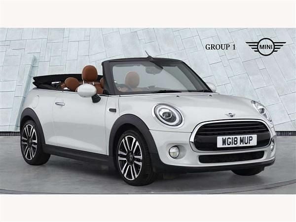 White silver Used 2018 Mini Cooper Cabriolet Cabriolet | £15,495 (Fair price) - Image 1/4