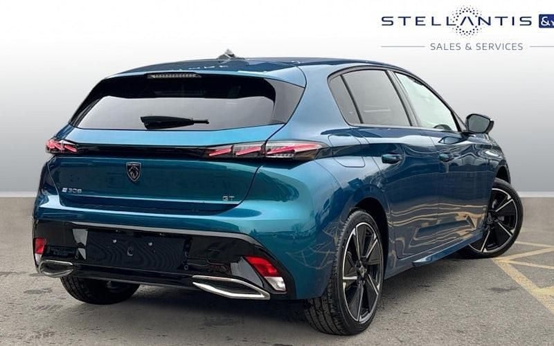New Peugeot e-308 GTi 114 kW (156 HP) 2025 Blue Hatchback