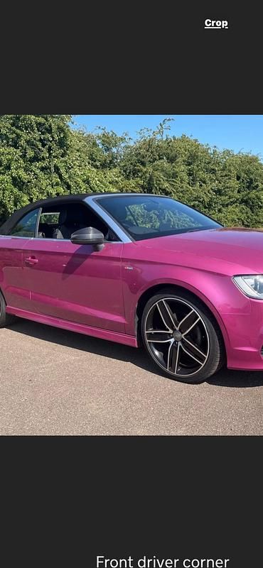 Pink Used 2015 Audi A3 Cabriolet S-Line Cabriolet | £16,995 (Expensive) - Image 1/1