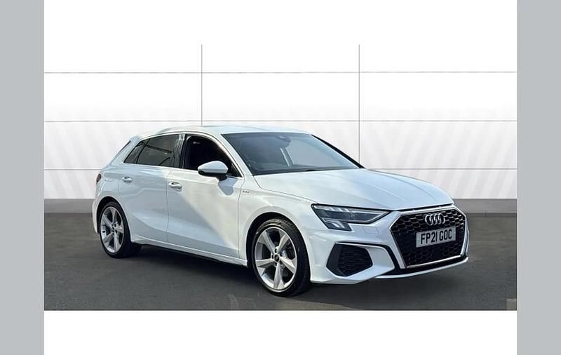 Used Audi A3 S-Line 190 HP (139 kW) 2021 White Sedan
