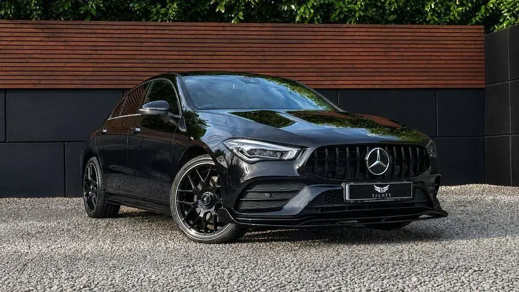 Used Mercedes CLA180 AMG line 2019 Black Coupe
