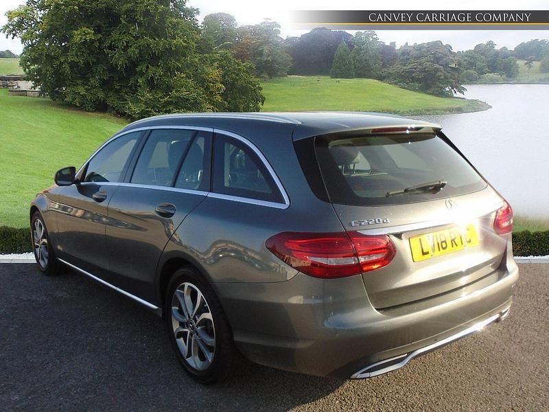 Used Mercedes C220 170 HP (125 kW) 2018 Grey Estate