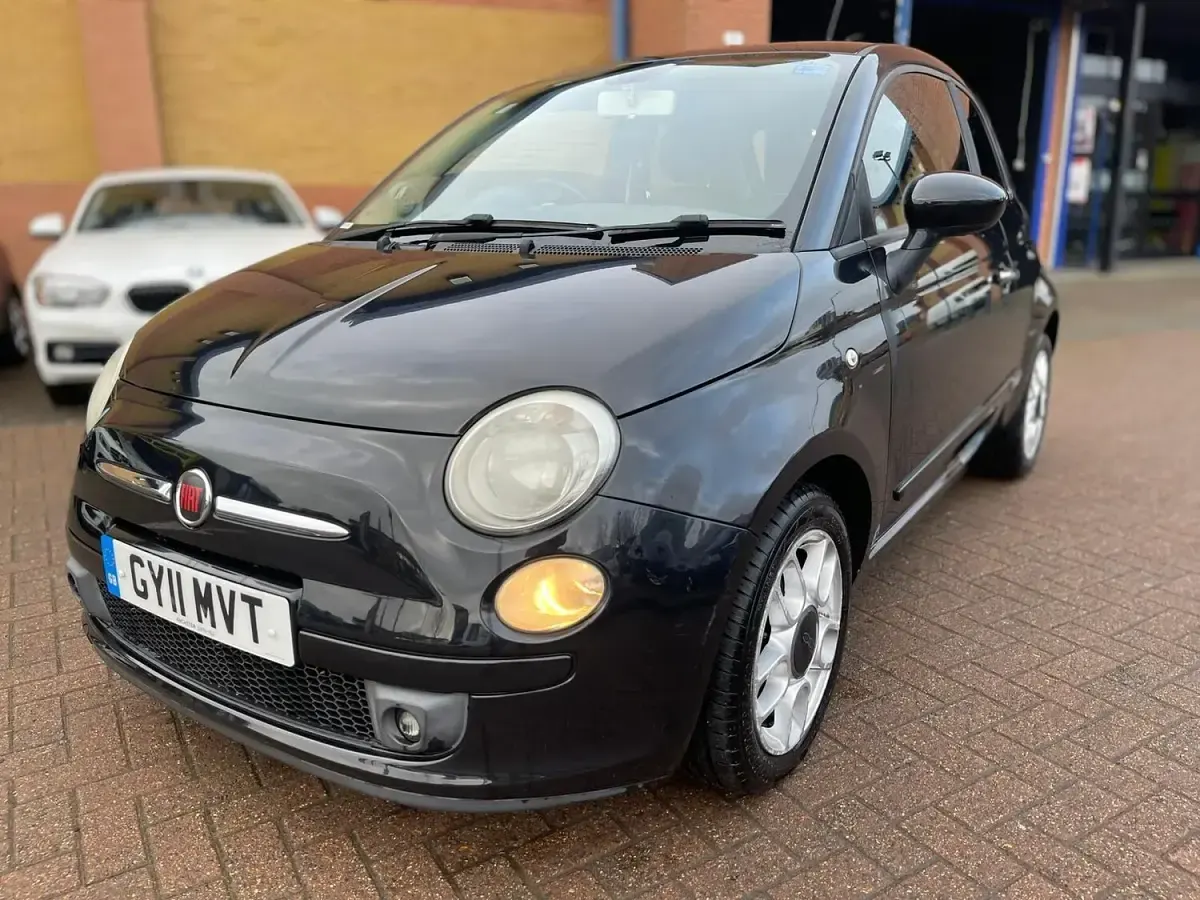 Used Fiat 500 S 69 HP (50 kW) 2011 Black Hatchback