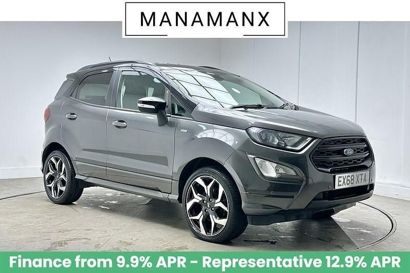 Grey Used 2018 Ford Ecosport ST-Line SUV | £9,390 (Good price) - Image 1/2