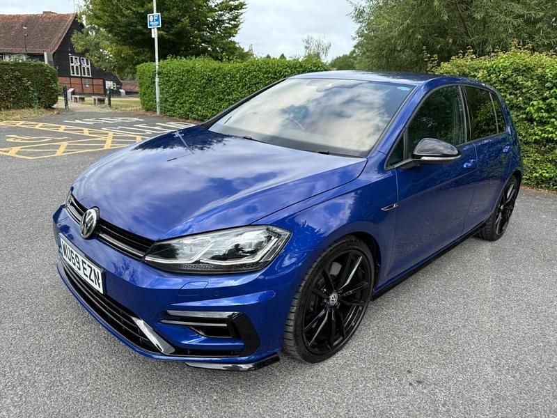 Blue Used 2019 VW Golf VII R Hatchback | £21,290 (Good price) - Image 1/4