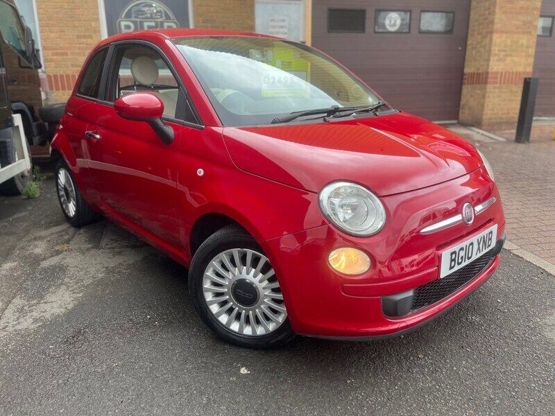 Red Used 2010 Fiat 500 Pop Hatchback | £2,495 (Fair price) - Image 1/4
