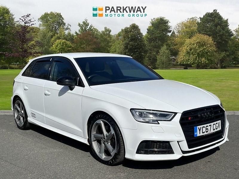 Used Audi S3 Sportback Black Edition 2017 White Hatchback