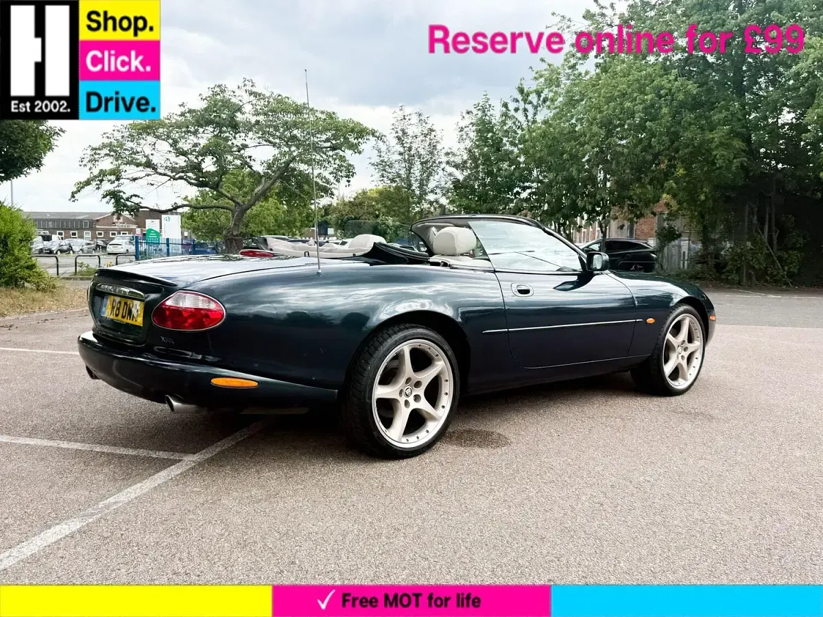 Used Jaguar XKR Supercharged 370 HP (272 kW) 2001 Green Coupe