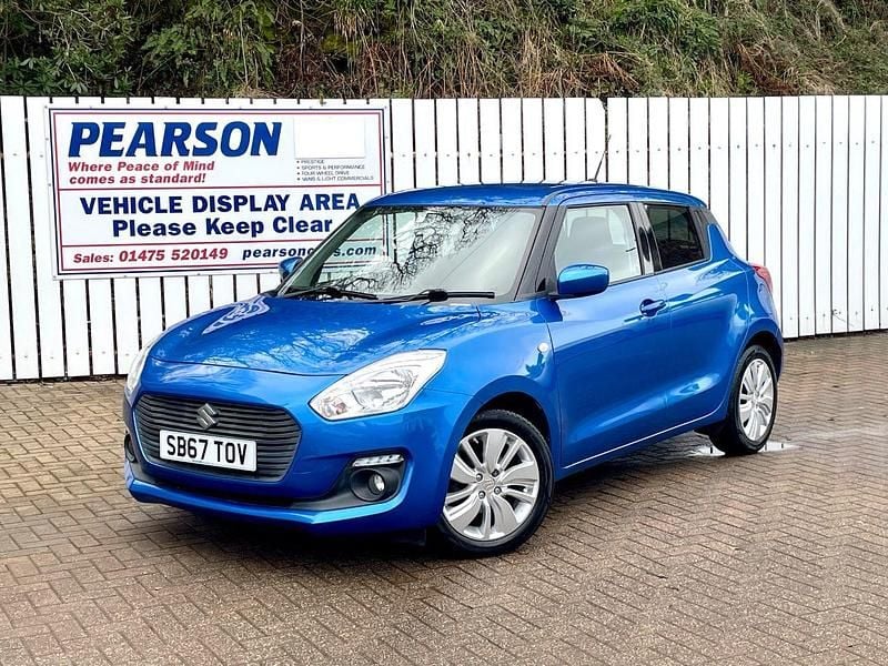Used Suzuki Swift SZ-T 2017 Blue Hatchback