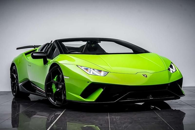 Used Lamborghini Huracán 640 HP (470 kW) 2018 Green Cabriolet