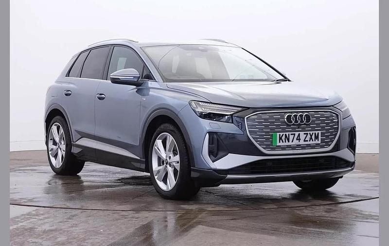 Blue Used 2024 Audi Q4 e-tron S-Line SUV | £33,980 (Super price) - Image 1/4