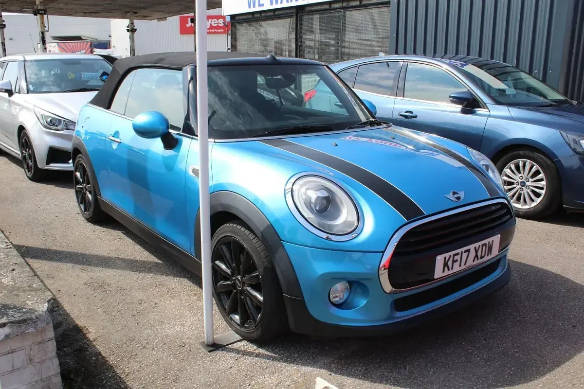 Used Mini Cooper Cabriolet 2017 Blue Cabriolet