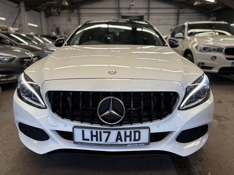 Used Mercedes C200 Premium 2017 White Estate