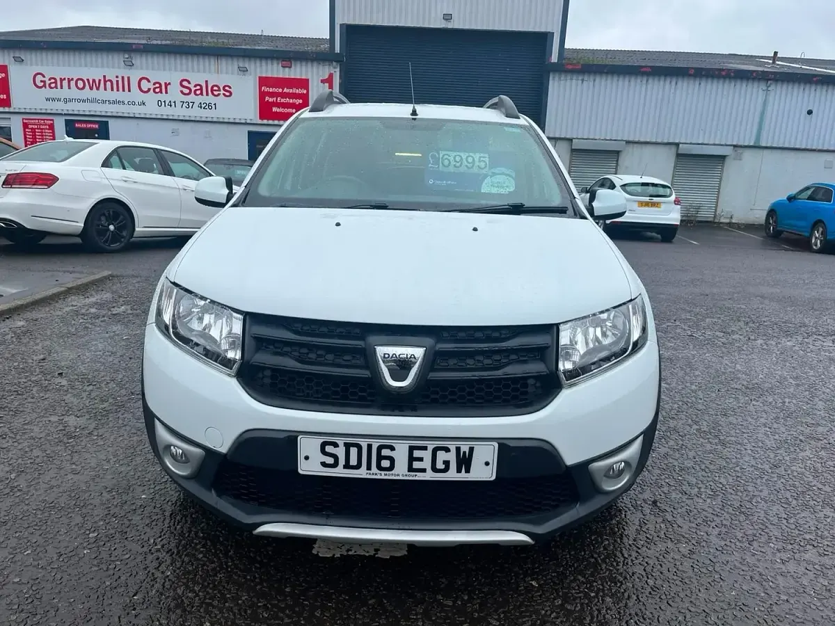 Used Dacia Sandero Ambiance 2016 White Hatchback