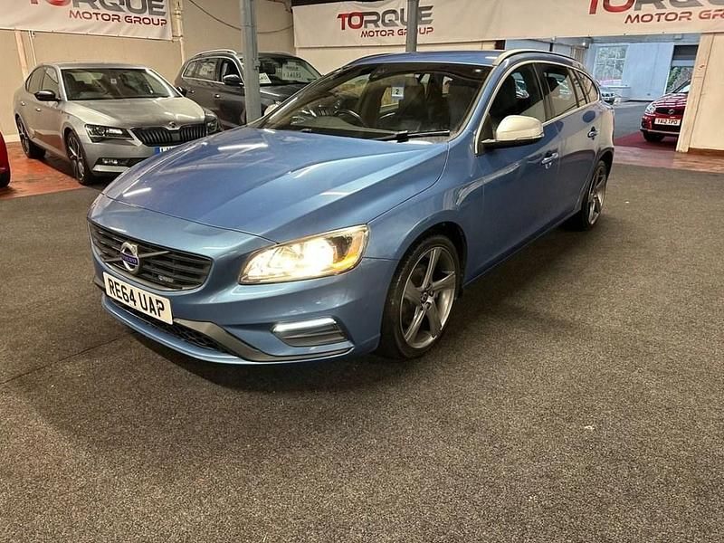 Used Volvo V60 R-Design 181 HP (133 kW) 2014 Blue Estate