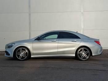 Used Mercedes CLA220 AMG line 177 HP (130 kW) 2017 Silver Sedan