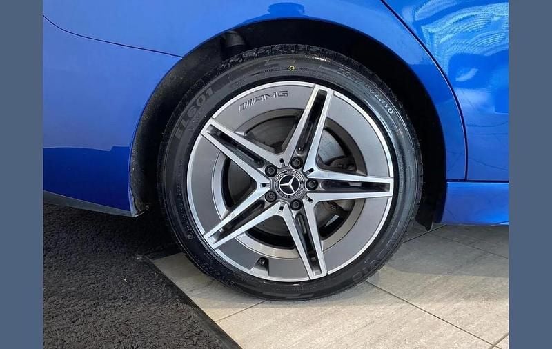 Used Mercedes C300e AMG line 313 HP (230 kW) 2022 Blue Sedan