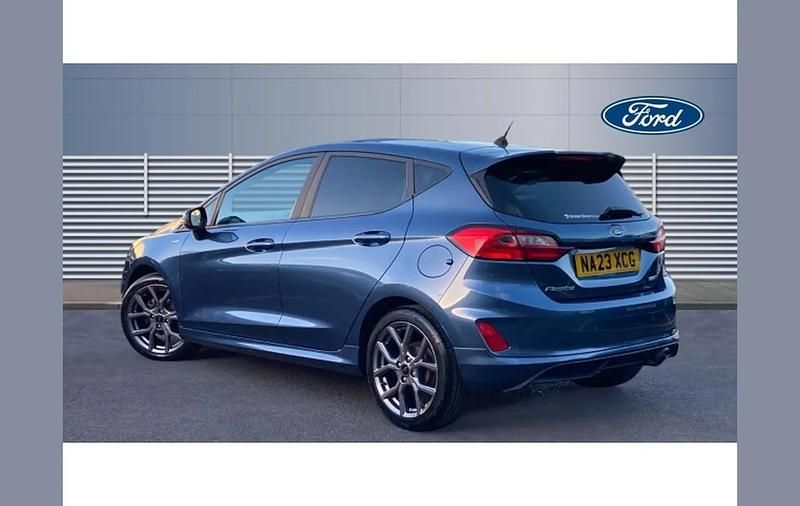 Used Ford Fiesta ST-Line 125 HP (91 kW) 2022 Blue Hatchback