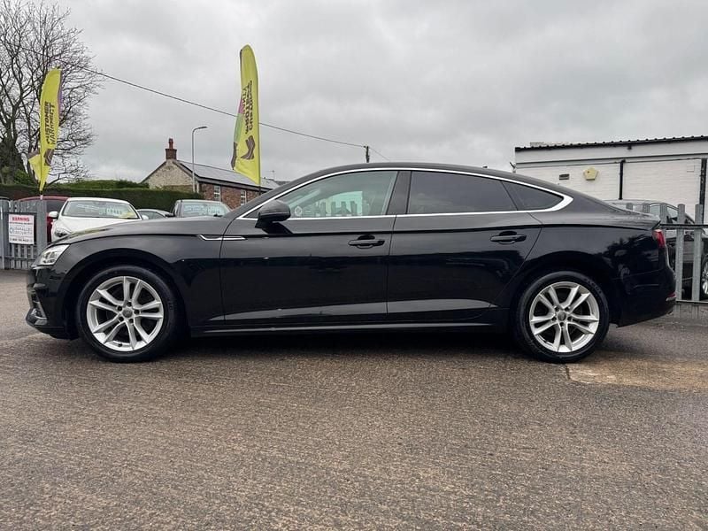 Used Audi A5 Sportback Sport 150 HP (110 kW) 2018 Black Hatchback