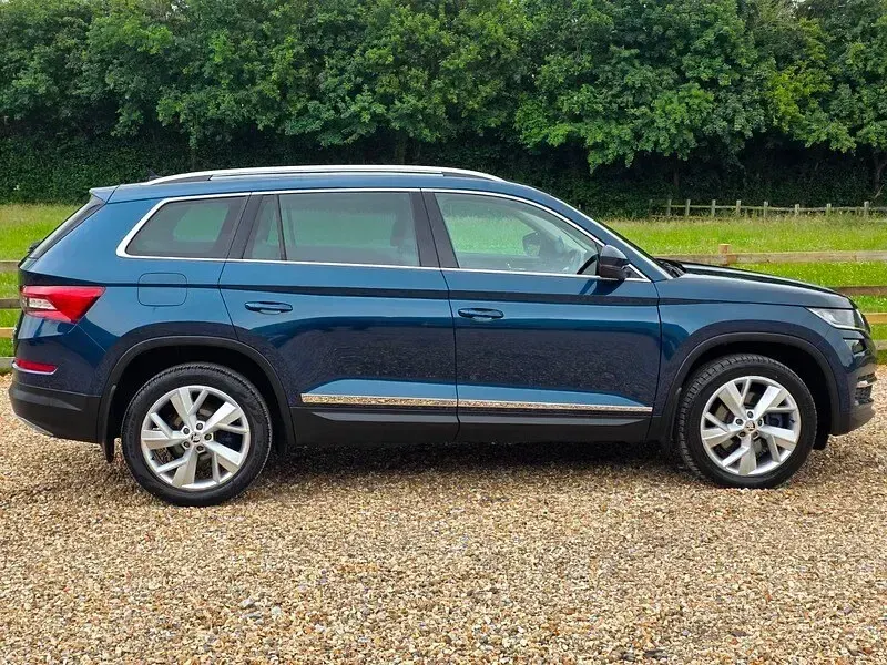 Used Skoda Kodiaq 150 HP (110 kW) 2017 Blue SUV