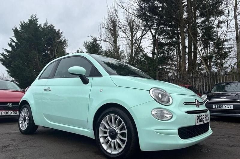 Used Fiat 500 Pop Star 69 HP (50 kW) 2017 Green Hatchback