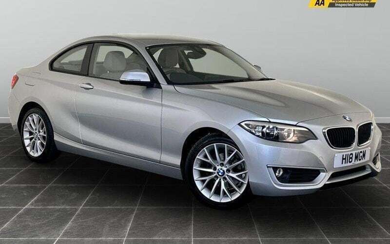 Silver Used 2015 BMW 218 Comfort Edition Coupe | £13,295 (Fair price) - Image 1/2