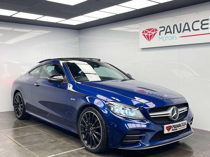 Used Mercedes C43 AMG Premium Plus 390 HP (286 kW) 2018 Blue Coupe