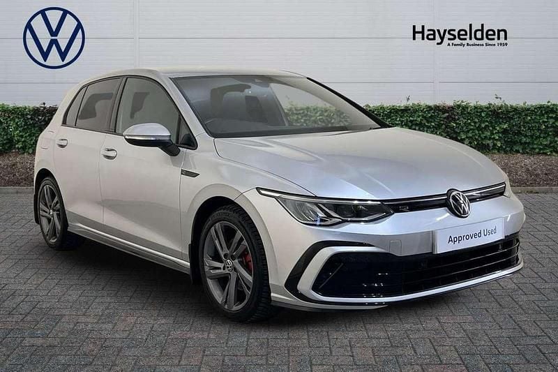 Silver Used 2022 VW Golf VIII R-line Hatchback | £19,485 (Fair price) - Image 1/4