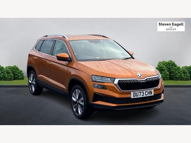 Used Skoda Karoq SE L 150 HP (110 kW) 2023 Orange SUV