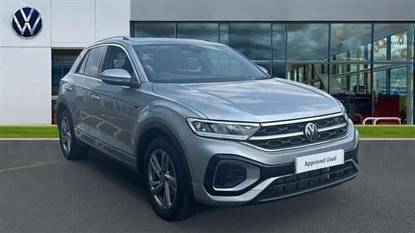 Pyrite silver Used 2025 VW T-Roc R-line SUV | £27,593 (A bit pricey) - Image 1/4