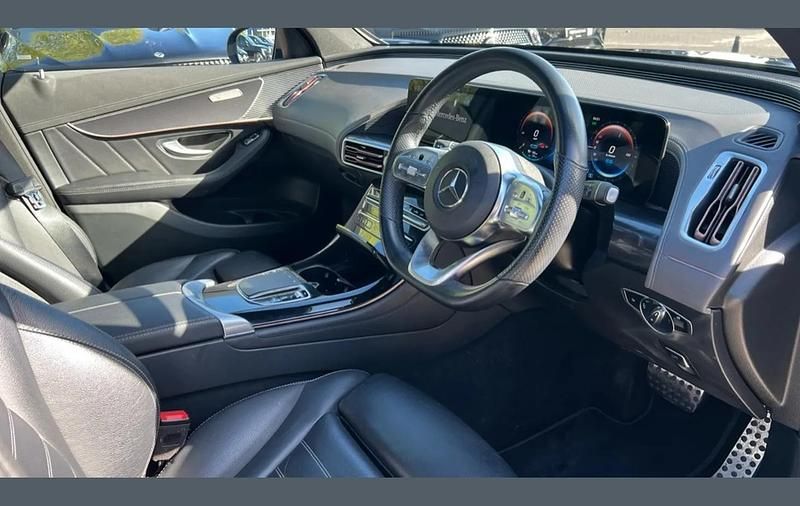 Used Mercedes EQC400 AMG Line Premium 300 kW (408 HP) 2021 Black SUV