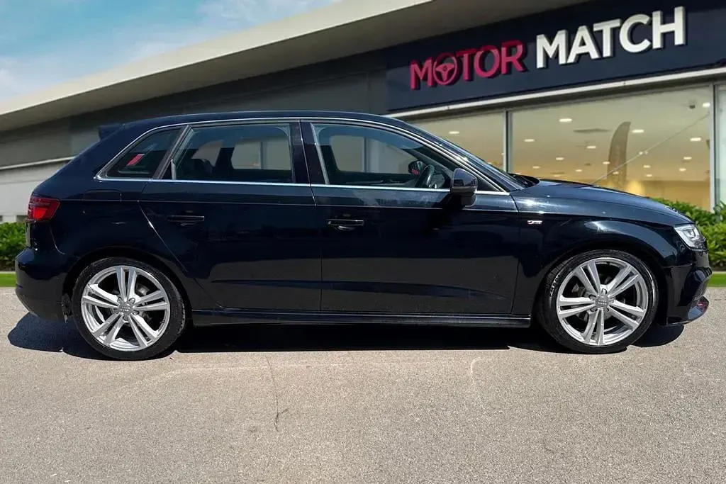 Used Audi A3 Sportback S-Line 150 HP (110 kW) 2016 Black Hatchback