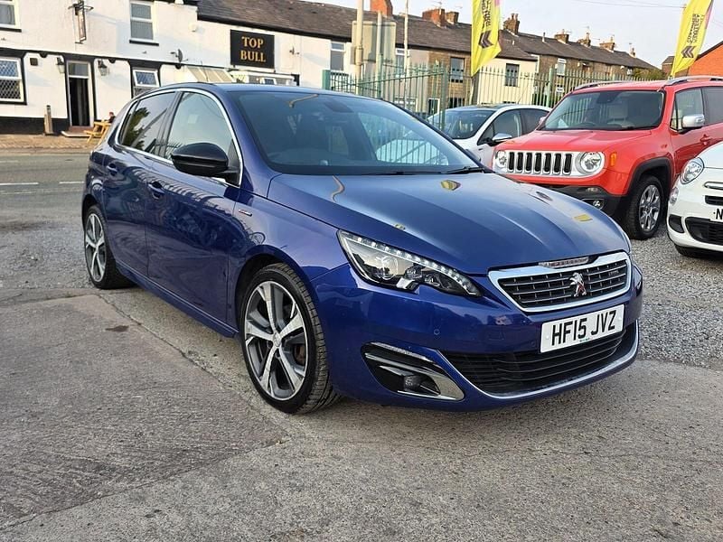 Used Peugeot 308 GT-line 2015 Blue Hatchback