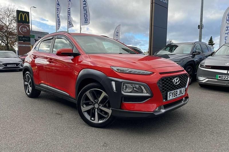 Orange Used 2018 Hyundai Kona Premium SUV | £11,989 (Fair price) - Image 1/4