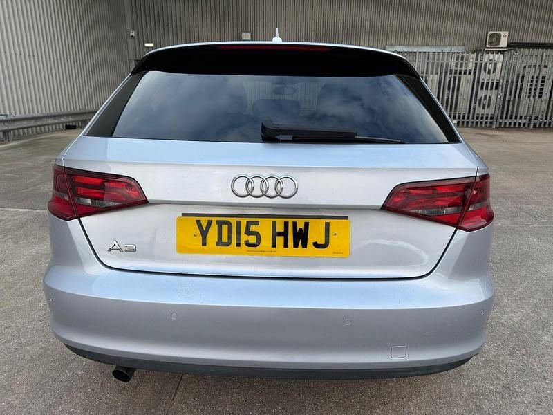 Used Audi A3 S-Line 110 HP (80 kW) 2015 Silver Hatchback