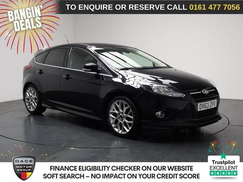 Black Used 2013 Ford Focus Zetec Hatchback | £5,890 (Expensive) - Image 1/3