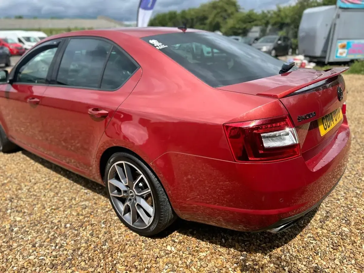 Used Skoda Octavia vRS 2014 Red Estate
